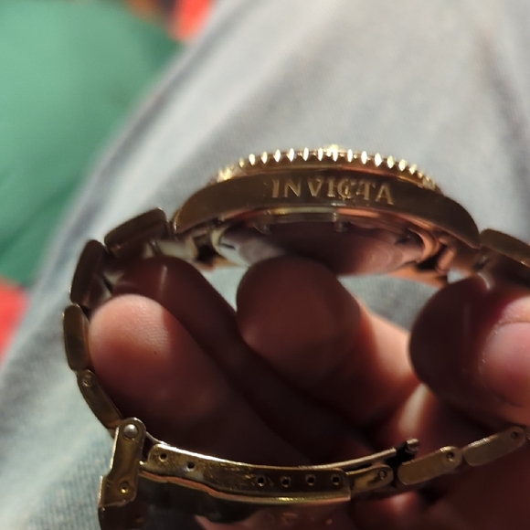 Invicta Gold and Black Men's Watch - Picture 2 of 4